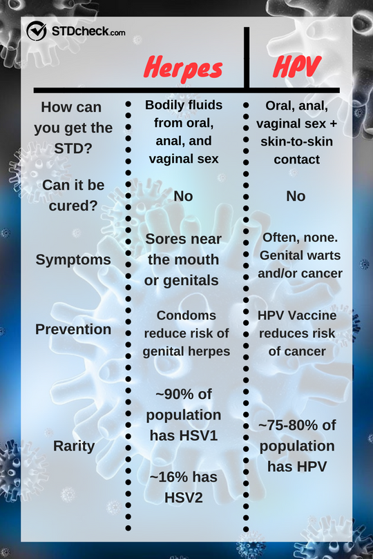 hpv 1 vs 2