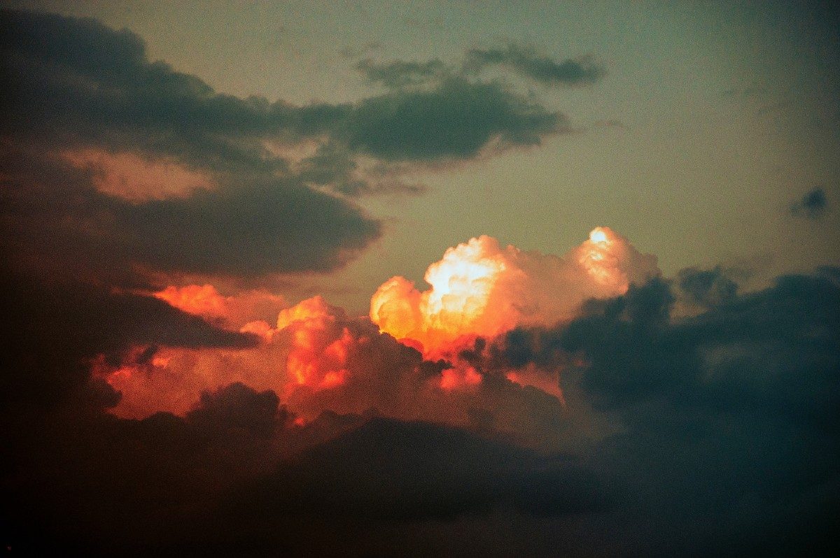 clouds above a sunset for an STDcheck HIV story