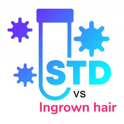 genital herpes vs ingrown hair